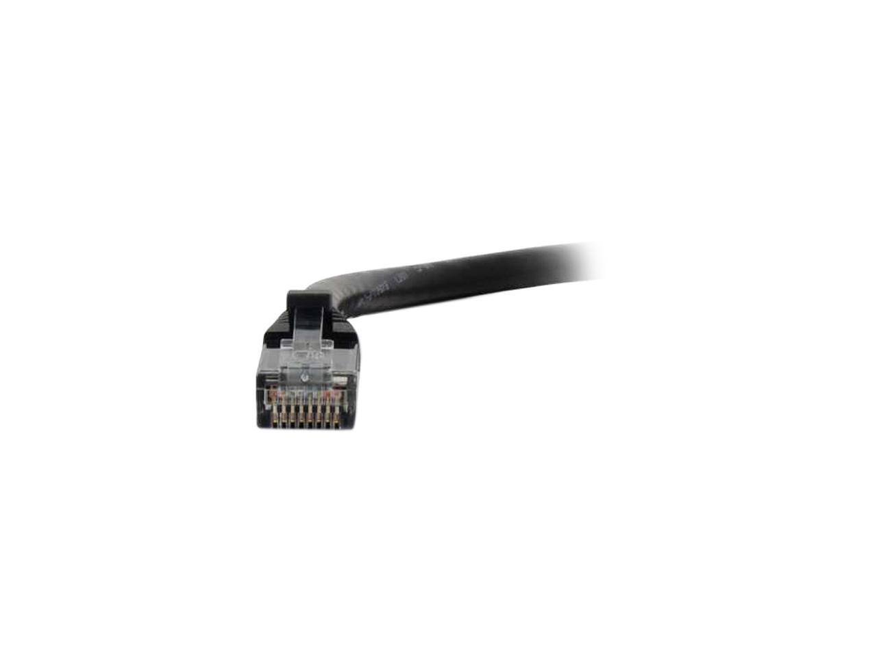 Alt View 2. Cables to Go - C2G 00401 Cat5e Cable - Snagless Unshielded Ethernet Network Patch Cable, Black (2 Feet, 0.60 Meters).