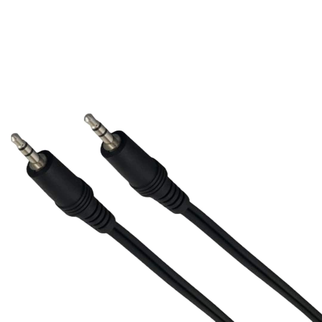Sanoxy - 50ft 3.5mm Stereo Male to Male Audio Cable - Black