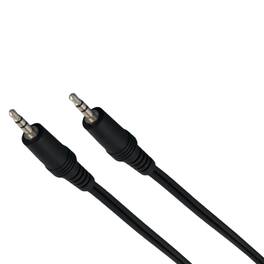 Sanoxy - 50ft 3.5mm Stereo Male to Male Audio Cable - Black