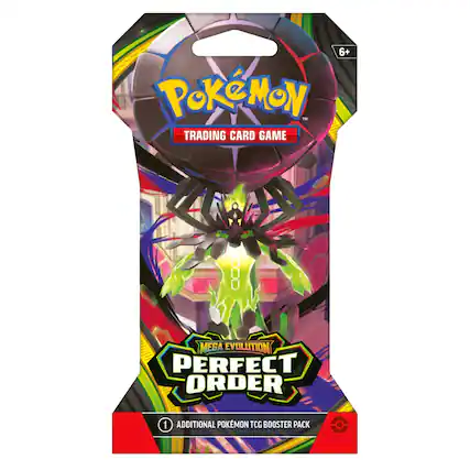 6+ Pokémon Trading Card Game Mega Evolution Perfect Order 1 Additional Pokémon TCG Booster Pack