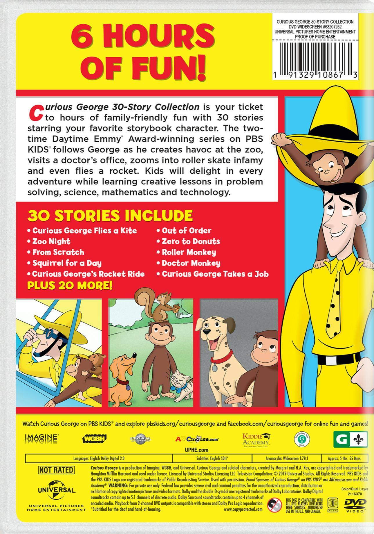Angle. Curious George 30-Story Collection (DVD Set) [DVD].