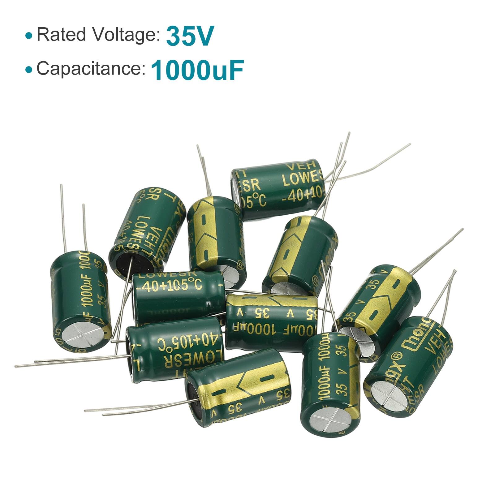 Rated Voltage: 35V  
Capacitance: 1000uF  

VEH LOWES  
ESR 05C -40+10  

X5 1000 15 40+115  
LOWES VEHT OU  

I LOWEST V 40+105C  
35 1000uF  

Chong 40+105C  
1000 35 VEH LOWES  

LOWESR V gx K A 35  
1000uF 35 Tmg SR A 35