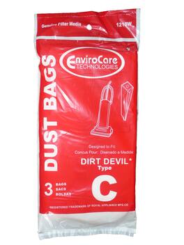EnviroCare - 15 Pack Vacuum Cleaner Type C Bags - – Part 121SW