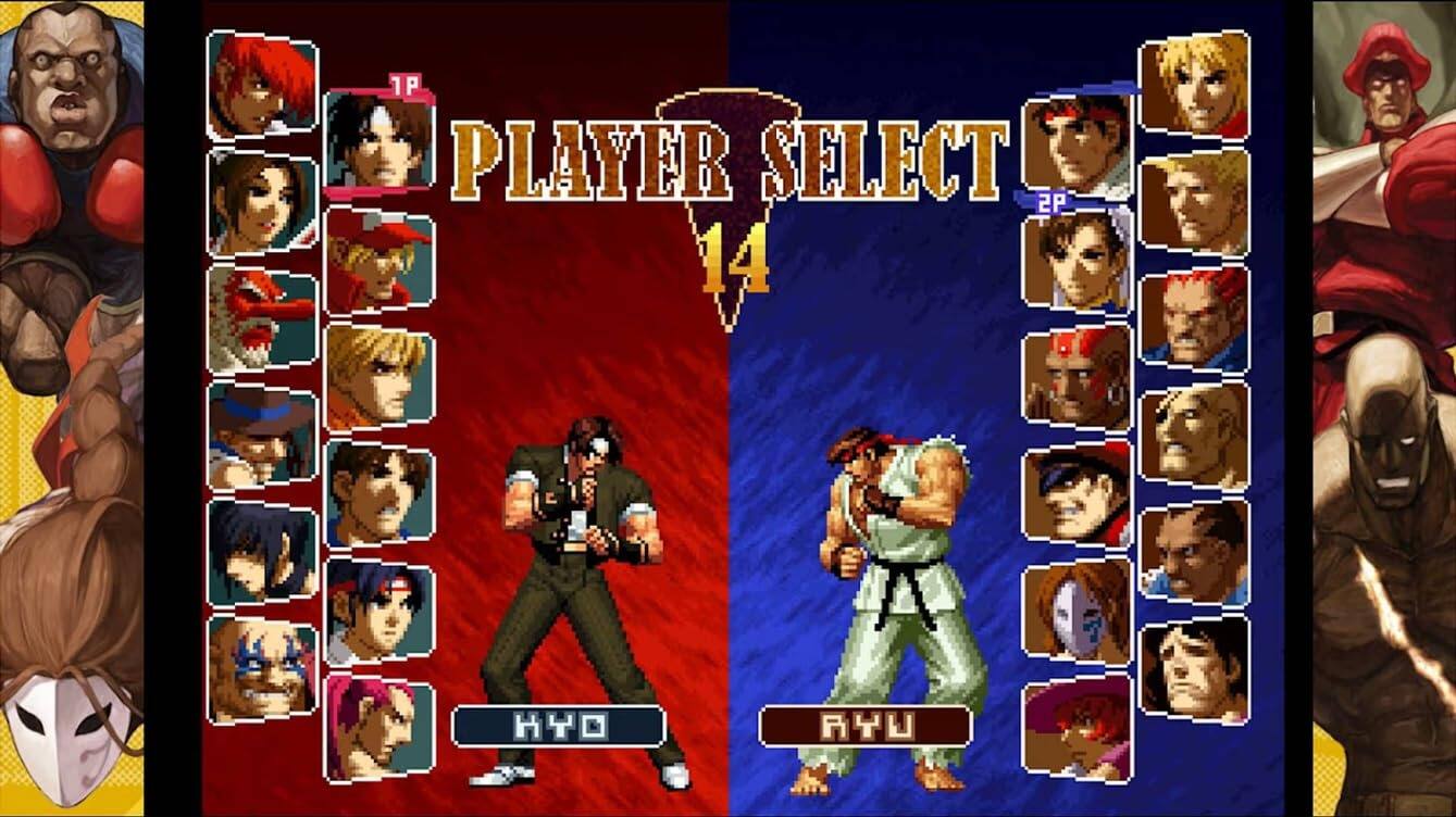 1P PLAYER SELECT 2P

14

A HYD RYU