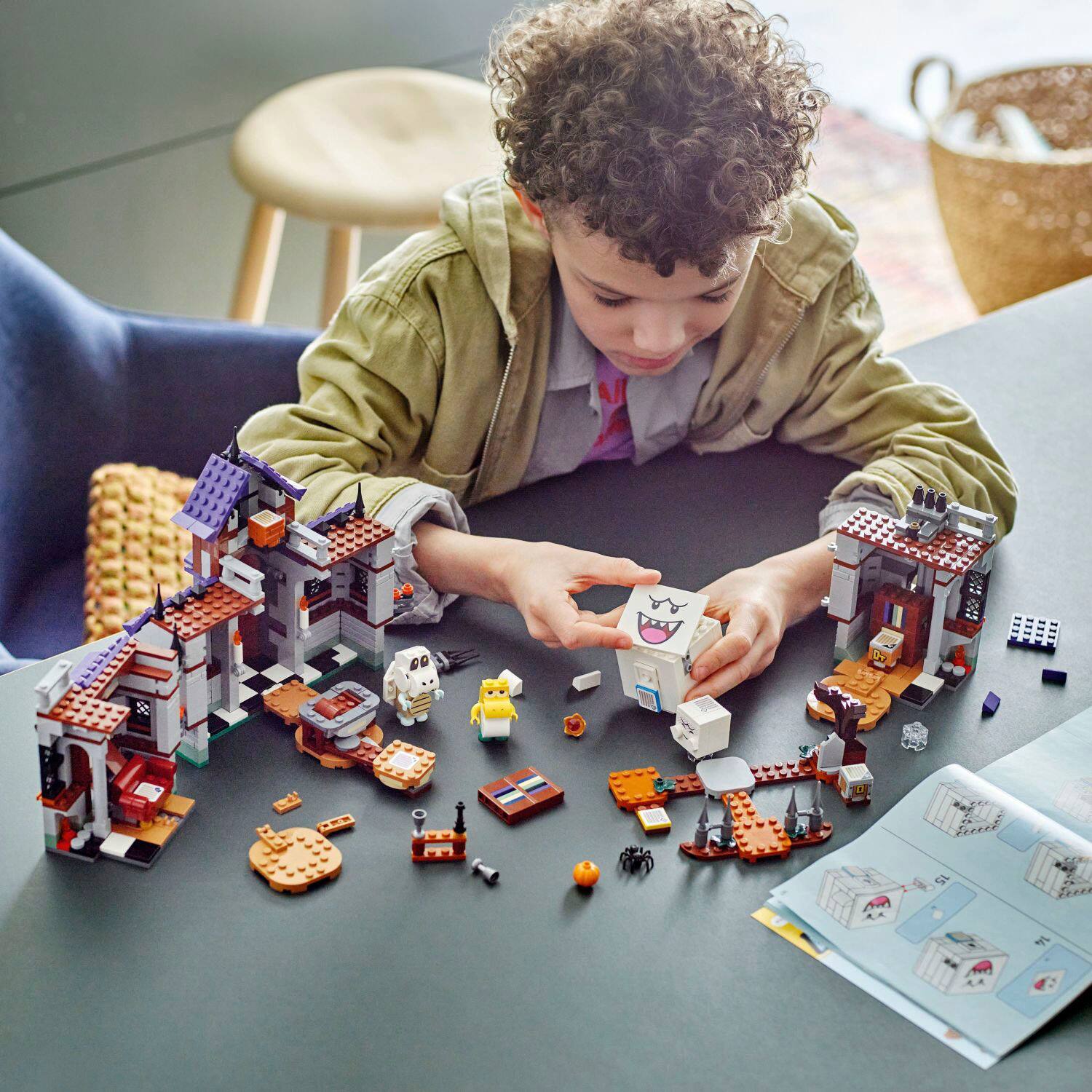 Alt View 12. LEGO - Super Mario King Boo’s Haunted Mansion Set and Ghost Toy 71436.