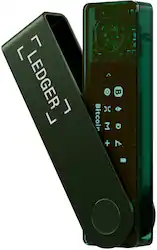 Ledger - Nano X Crypto Hardware Wallet - Bluetooth - Emerald Green - Front_Zoom