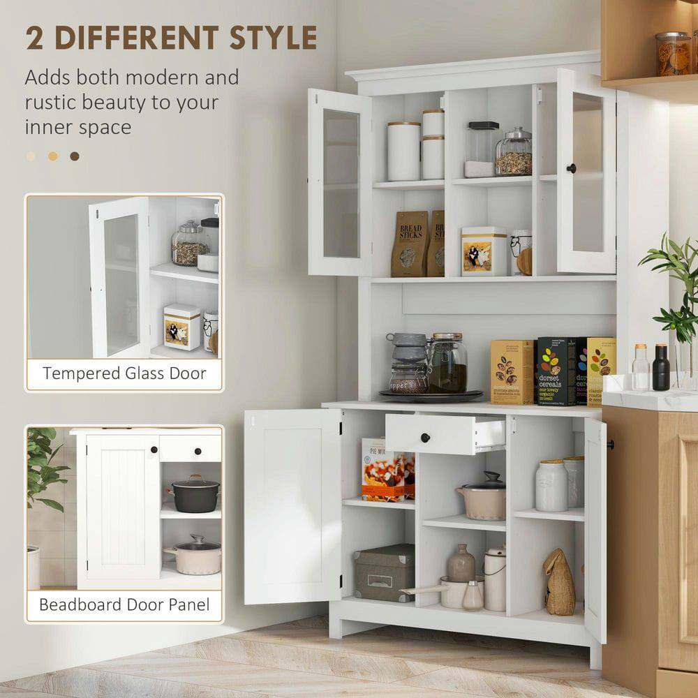 2 DIFFERENT STYLE  
Adds both modern and rustic beauty to your inner space  

Tempered Glass Door  

Beadboard Door Panel