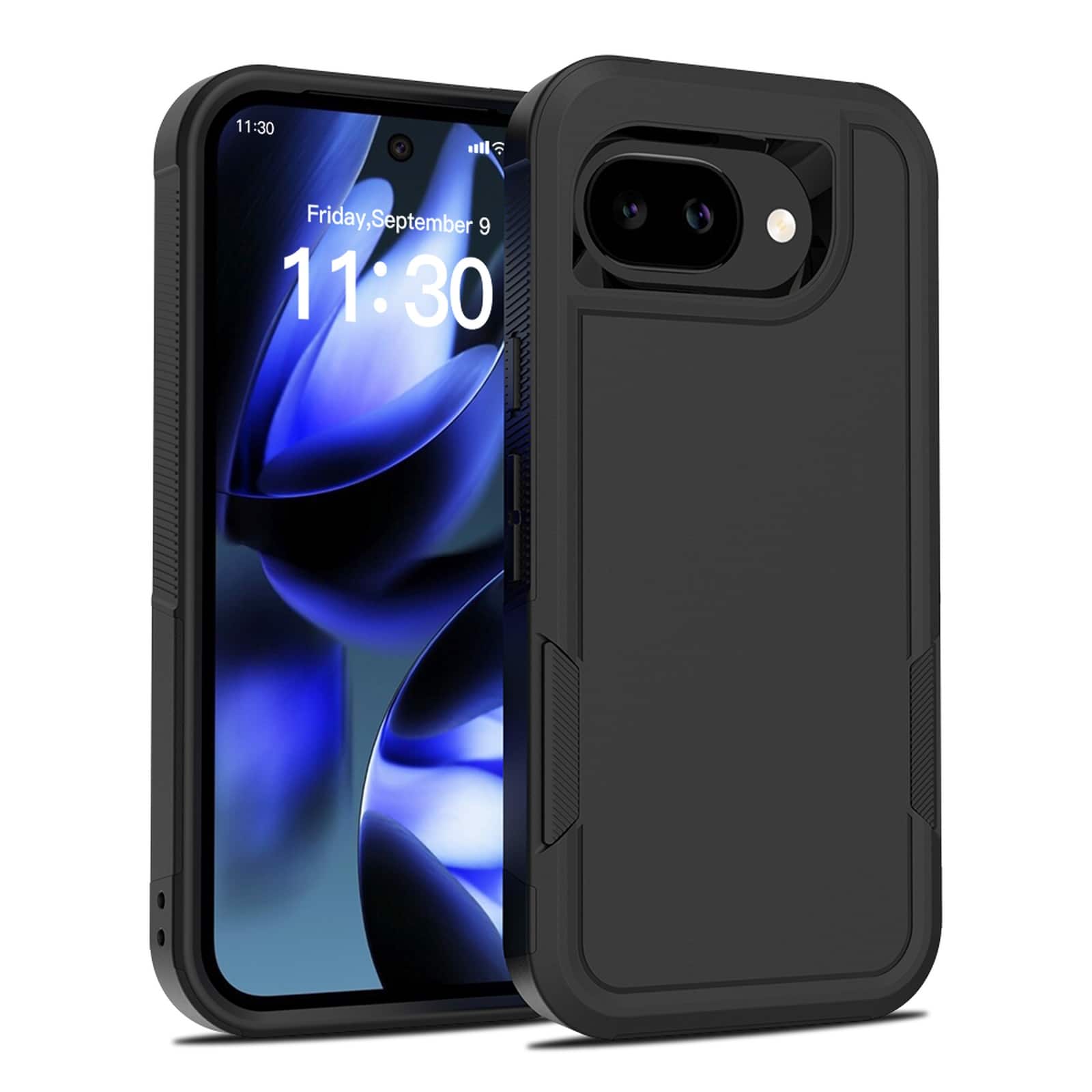 UUCOVER - Shockproof Case for Google Pixel 10A Hybrid Dual Layer TPU + PC Protective Anti-Slip Rugged Back Cover - Black price history on PriceWatchPro