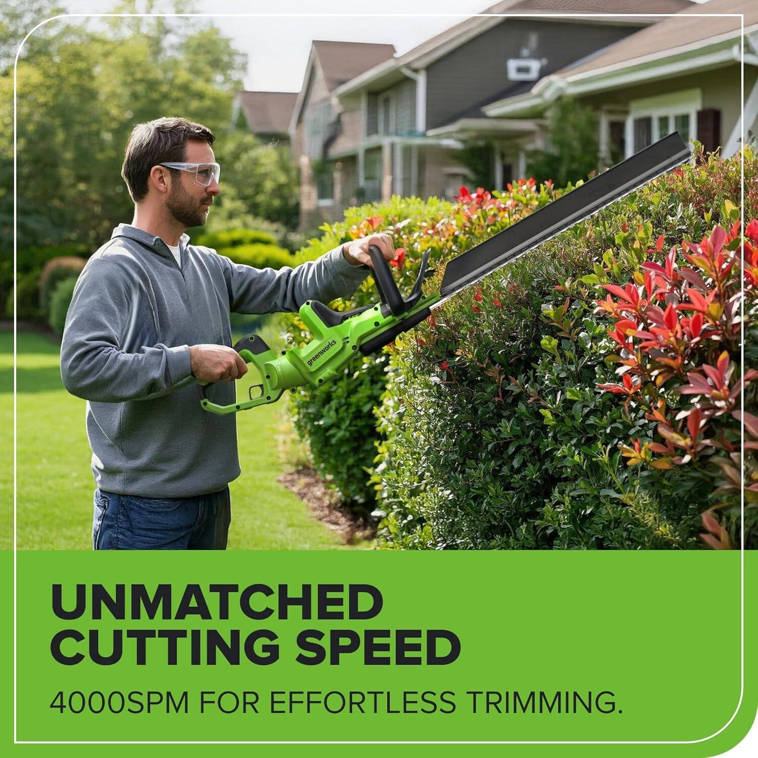 UNMATCHED CUTTING SPEED  
4000SPM FOR EFFORTLESS TRIMMING.