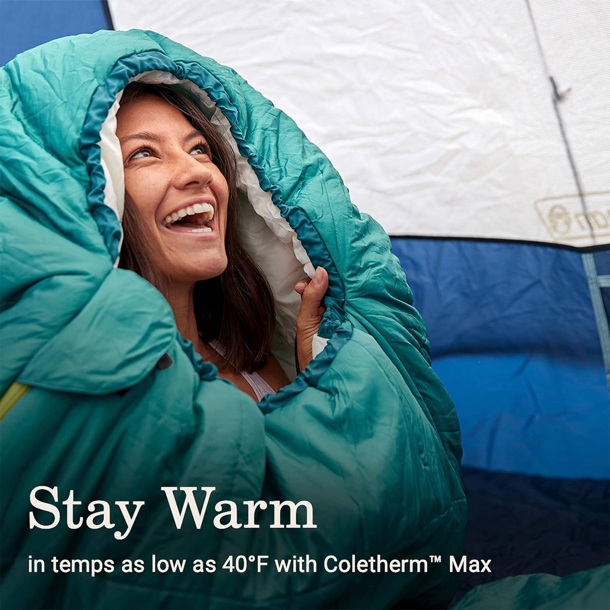 Stay Warm  
in temps as low as 40°F with Coletherm™ Max