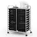 Front. Costway - 20 Drawers Rolling Cart Storage Scrapbook Paper Studio Organizer - Black.
