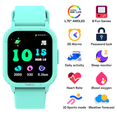 Montre Nuband Junior Champs Sport Activité & Fitness Tracker Bleu Âge 8 Montre Nuband Junior Champs Sport Activité & Fitness Tracker Bleu Âge 8