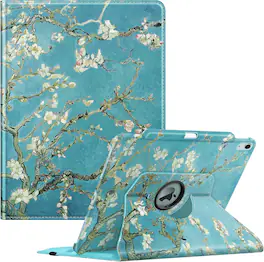 Fintie - Rotating Case for iPad Air 13-inch M4/M3/M2 (2026/2025/2024) | 360° Swivel Stand Shockproof Protective Cover - Blossom