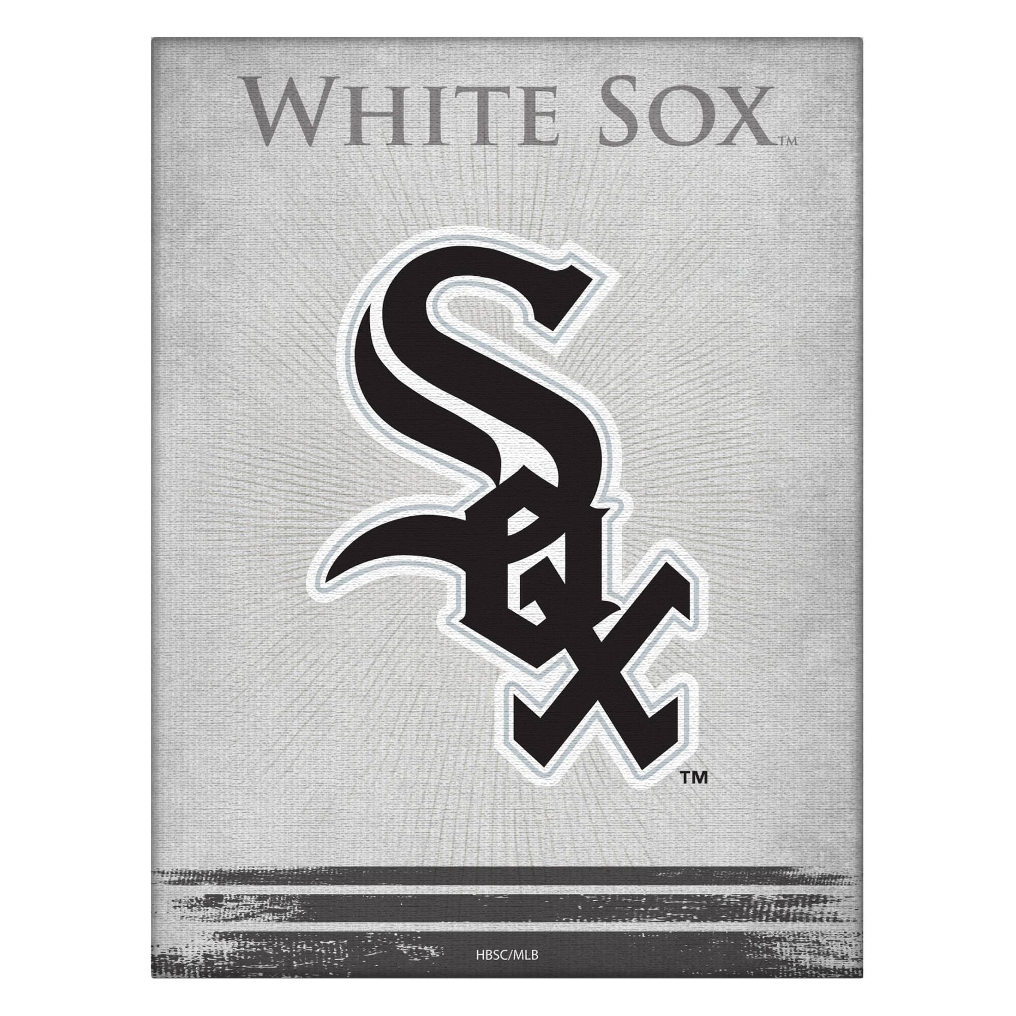 Holland Bar Stool Co. - Chicago White Sox 15" x 20" Splash Canvas Wall Art - Multicolor