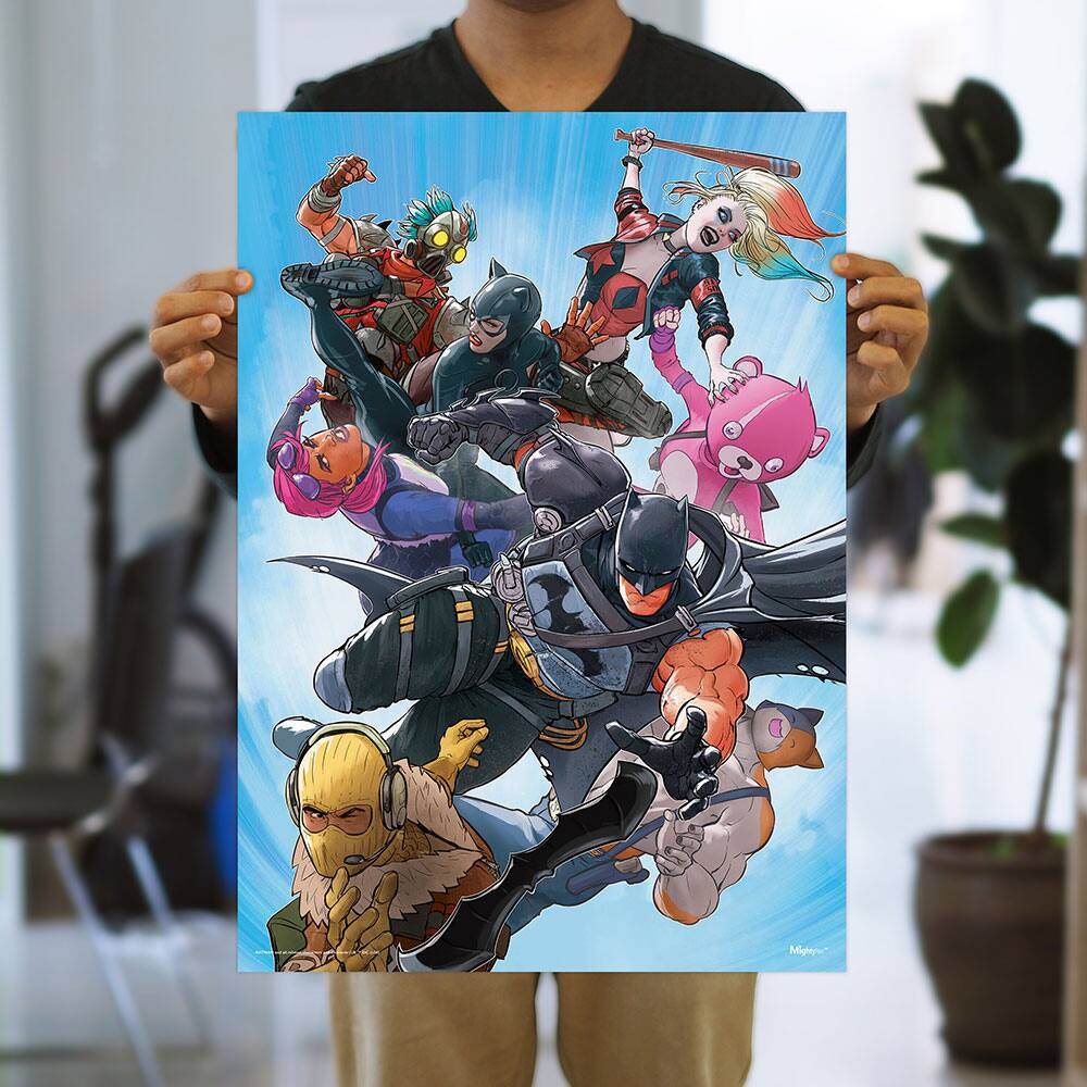 Alt View 4. Trend Setters - Batman x Fortnite: Zero Point (Freefall) MightyPrint™ Wall Art MP17241149 - Multicolor.