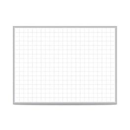 Ghent - 2" x 2" Grid Magnetic Whiteboard, 4'H x 6'W (GRPM322G-46)
