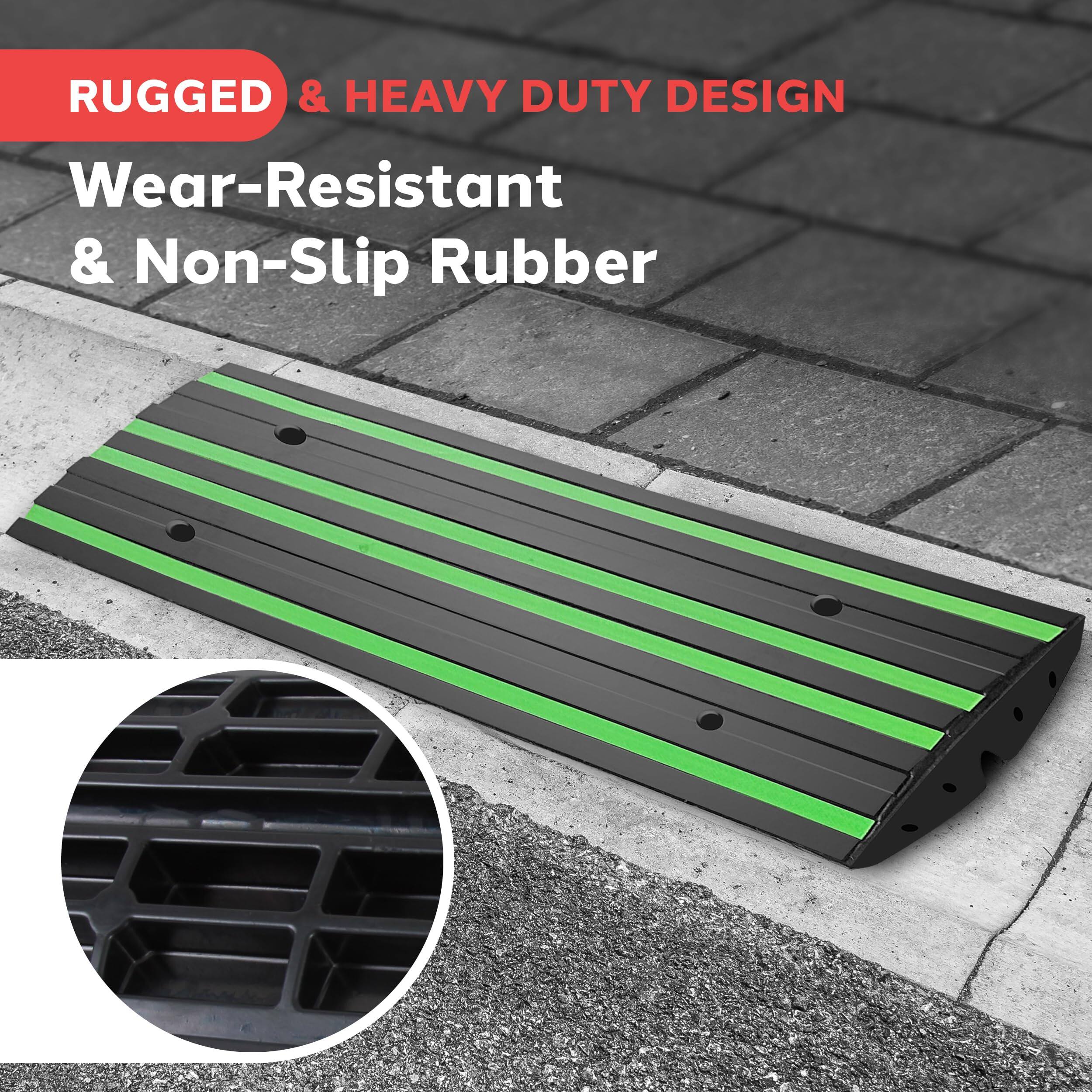 RUGGED & HEAVY DUTY DESIGN  
Wear-Resistant & Non-Slip Rubber