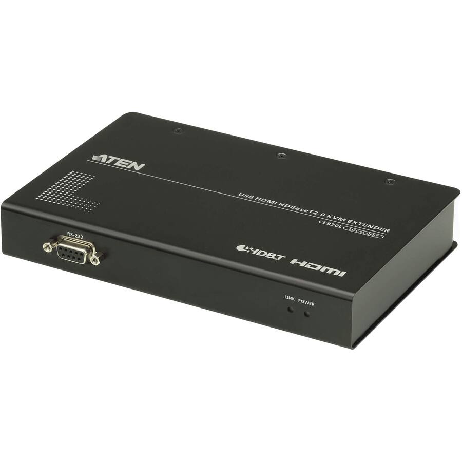 ATEN RS-232  
USB HDMI HDBaseT 2.0 KVM EXTENDER  
CE820L LOCAL UNIT  
HDBaseT HDMI LINK POWER