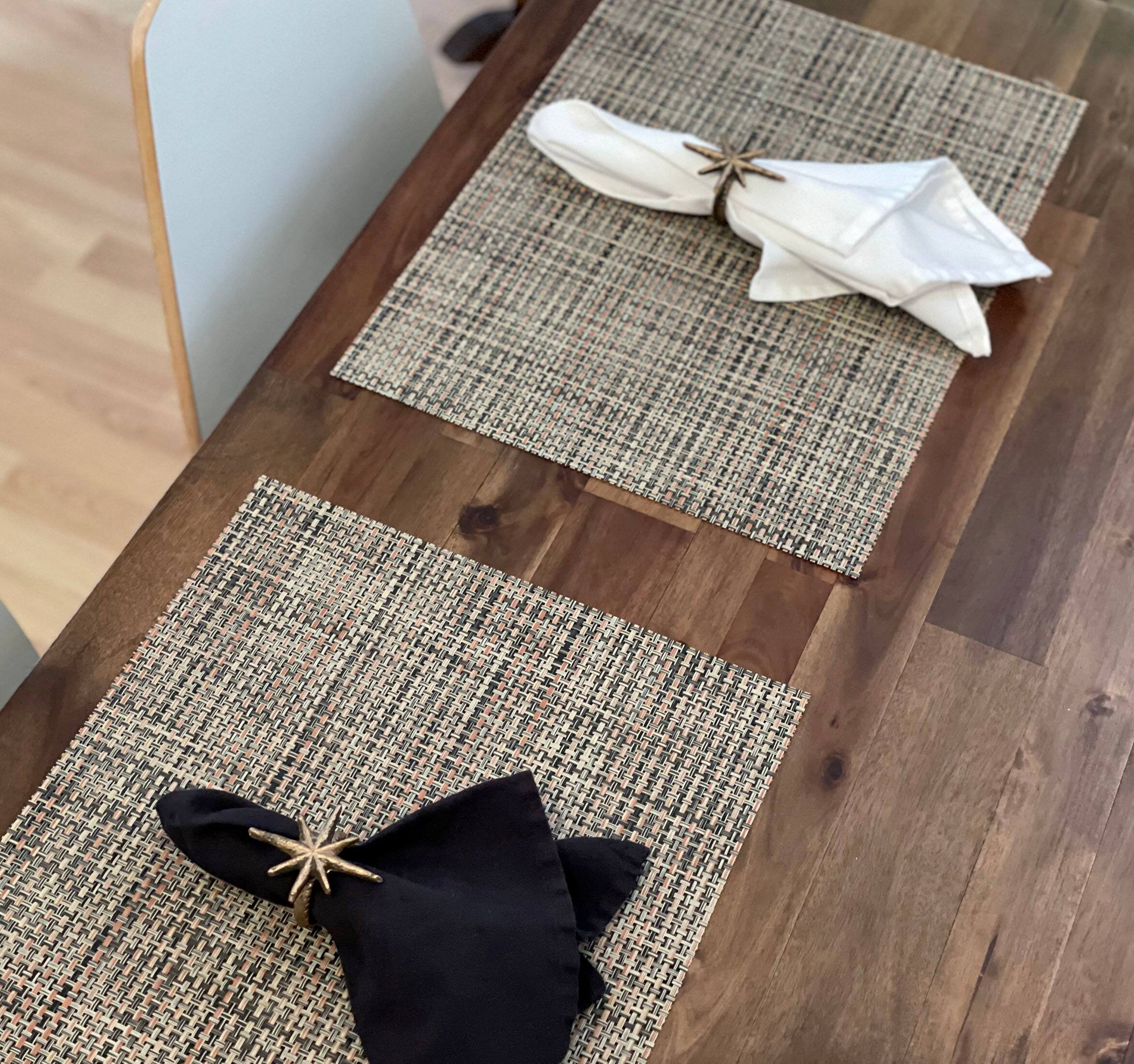 Alt View 5. Zeckos - Set of 6 Gold Cast Iron Mid Century Modern Starburst Napkin Rings Dining Decor - Gold.