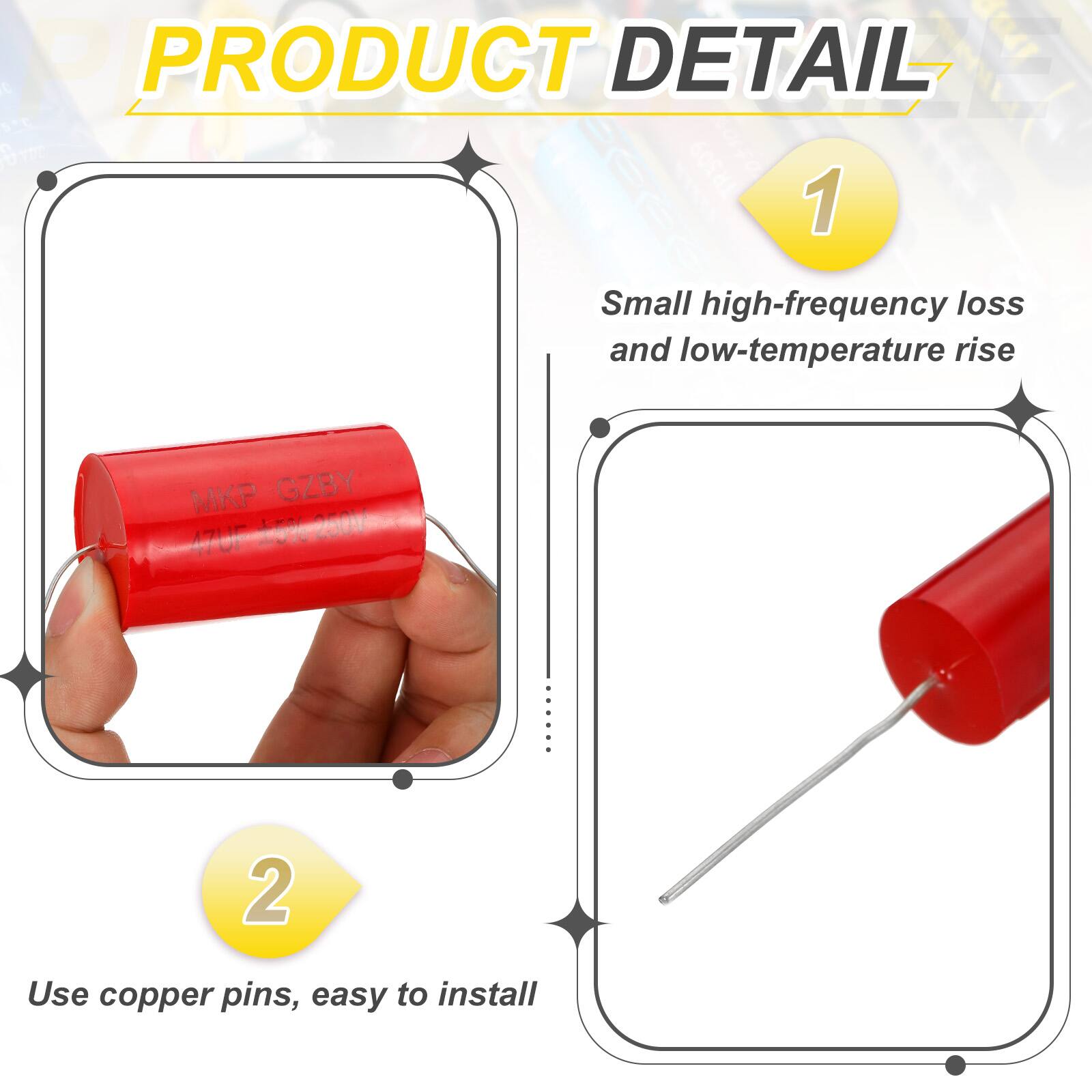 **PRODUCT DETAIL**

1. Small high-frequency loss and low-temperature rise

2. Use copper pins, easy to install
