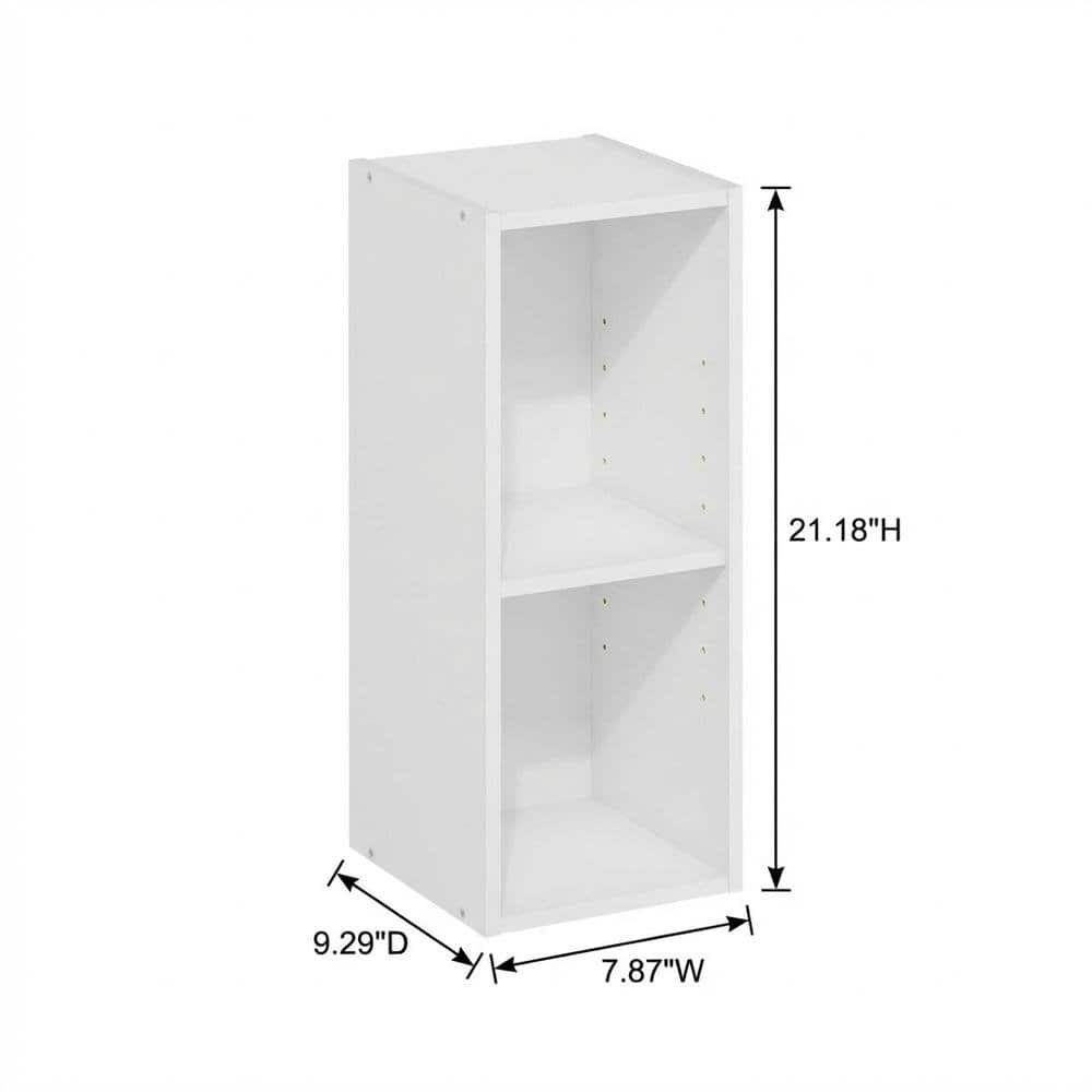 FurniFact - Wooden Bookcase with Compact Size and Sturdy Construction - White price history on PriceWatchPro