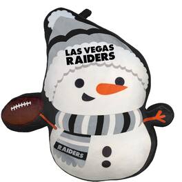Pegasus - Las Vegas Raiders Holiday Snowman Plushlete Pillow - White