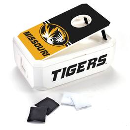 Indigo Falls - Missouri Tigers 40-Can Cornhole Cooler - White