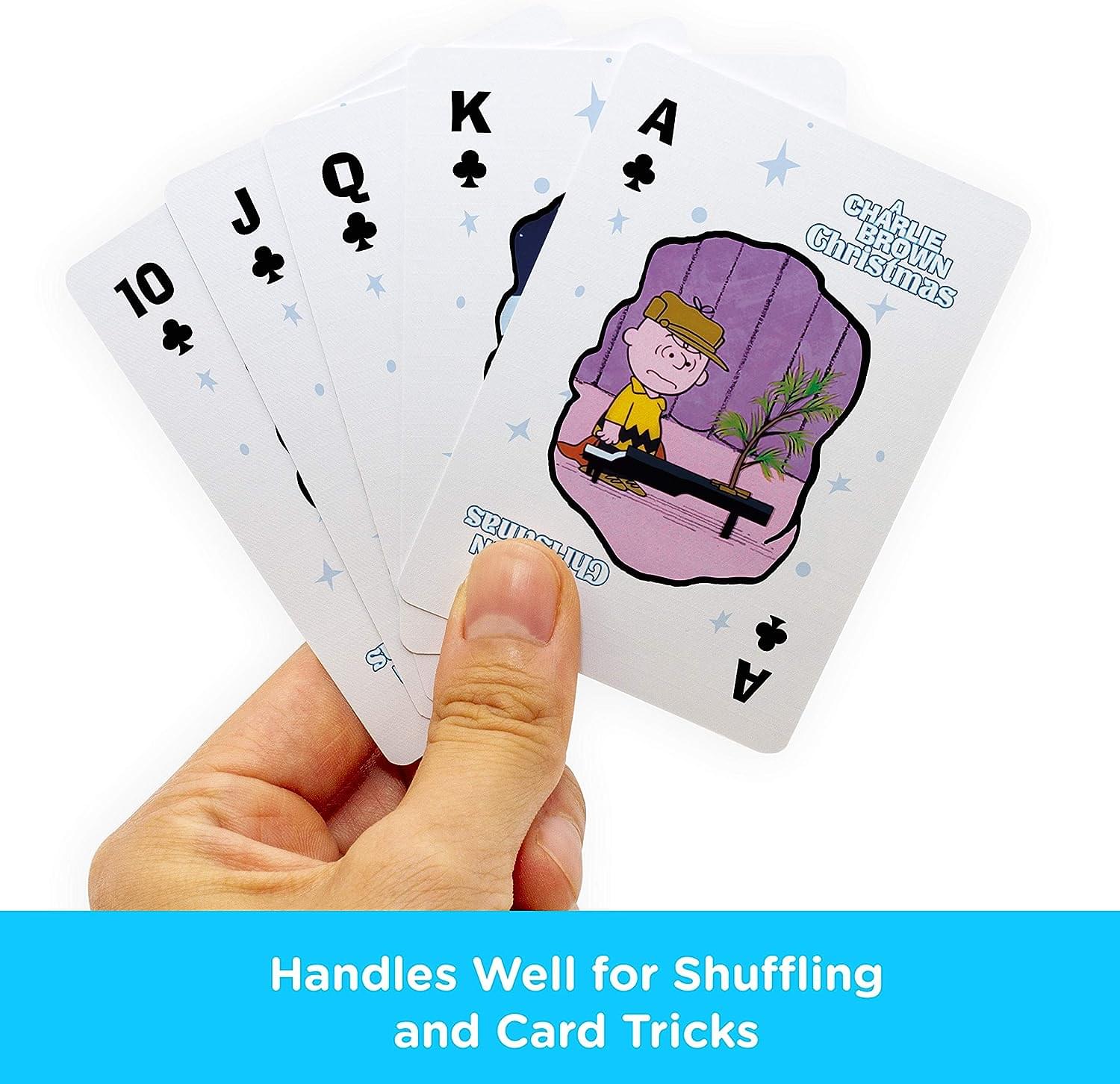 J Q + 10 + & + A + CHARLIE Christmas  
Handles Well for Shuffling and Card Tricks