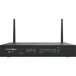 SonicWall - TZ380W Network Security/Firewall Appliance - Intrusion Prevention - 8 Port - Gigabit Ethernet, 5 Gigabit - Black
