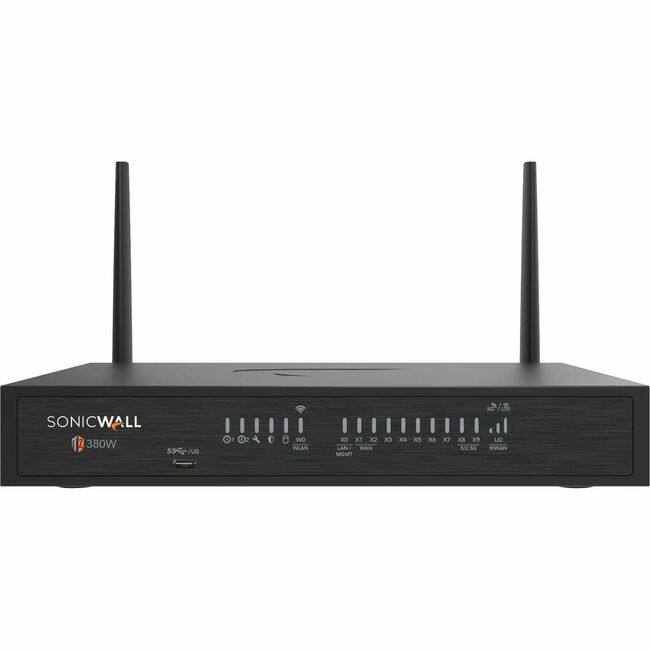 SONICWALL 380W  
SGF-700  
WLAN  
LAN/WAN  
X0 X1 X2 X3 X4 X5 X6 X7 X8 X9  
LIC 52250  
WWAN