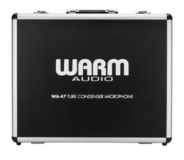 Warm Audio - Flight Case for WA-47 Condenser Microphone, Made of Aluminum, Lightweight with Rubberized Foam
