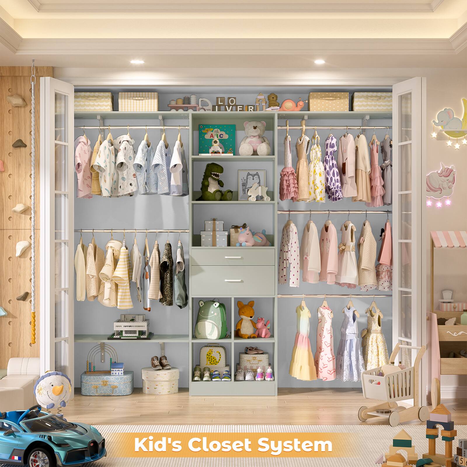 Lover I F R A C I Kid's Closet System E I 4 5 5