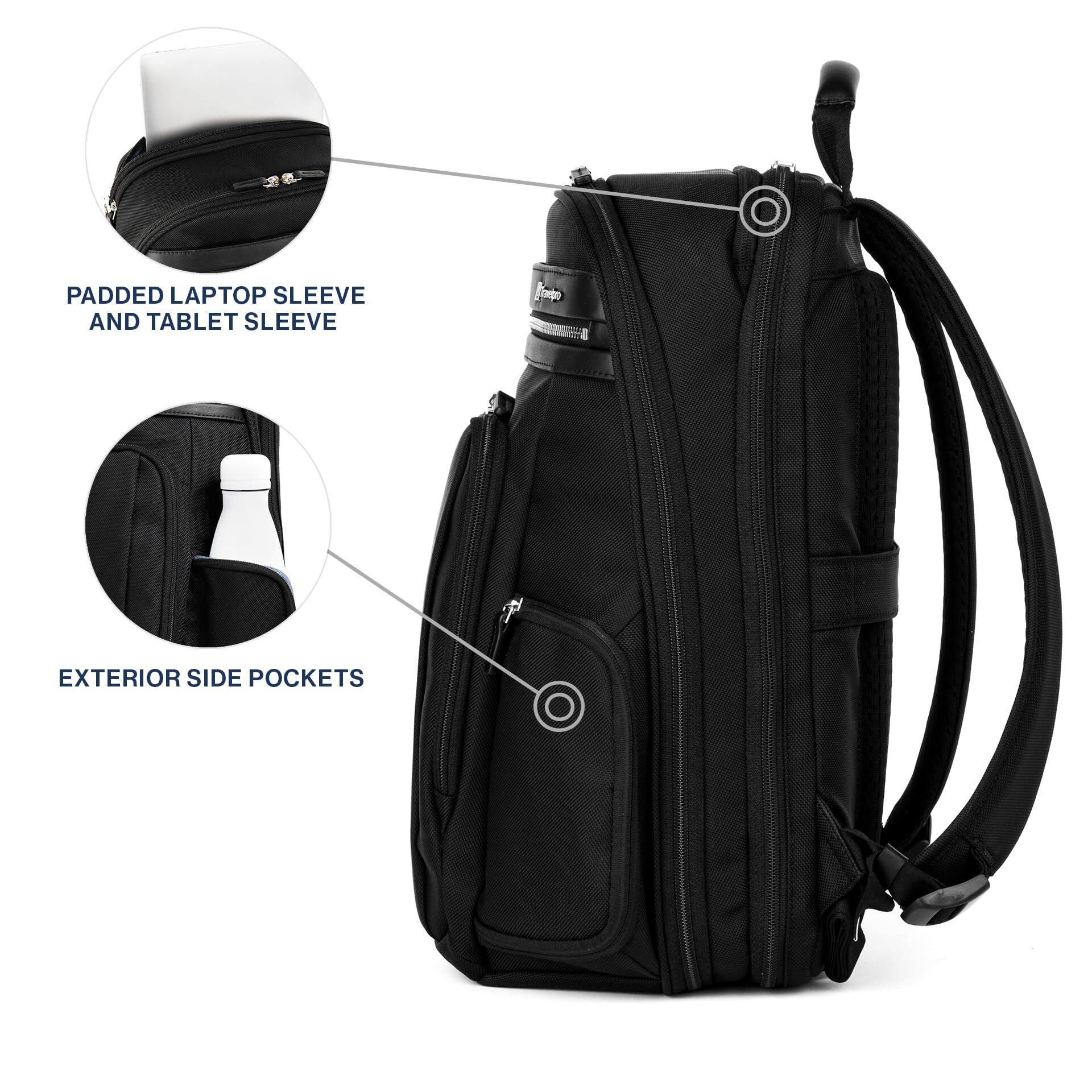 PADDED LAPTOP SLEEVE AND TABLET SLEEVE

EXTERIOR SIDE POCKETS