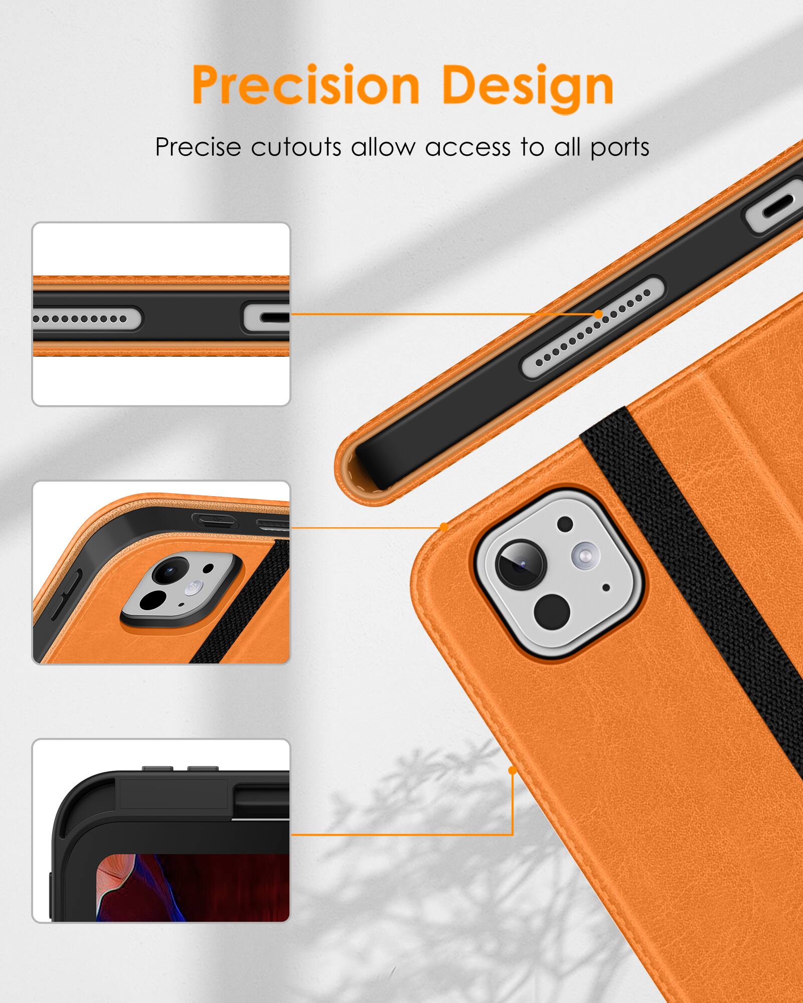 Precision Design  
Precise cutouts allow access to all ports