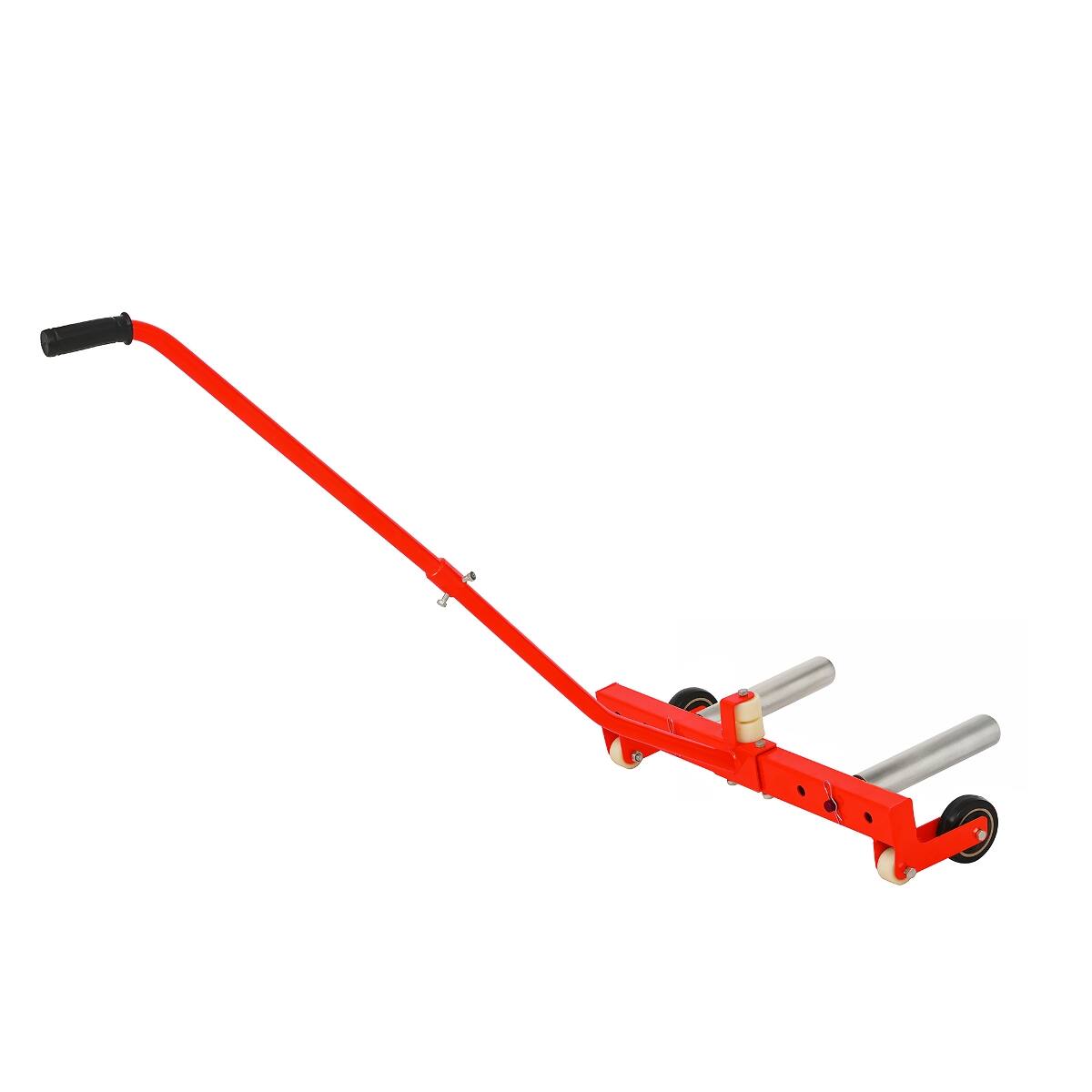 Alt View 1. Ropilly - Ropilly Adjustable Rolling Tire Dolly Heavy Duty Wheel Dolly for Tire Changes, Red, Fits 6.5 to 31.5 Inch Tires - Red.