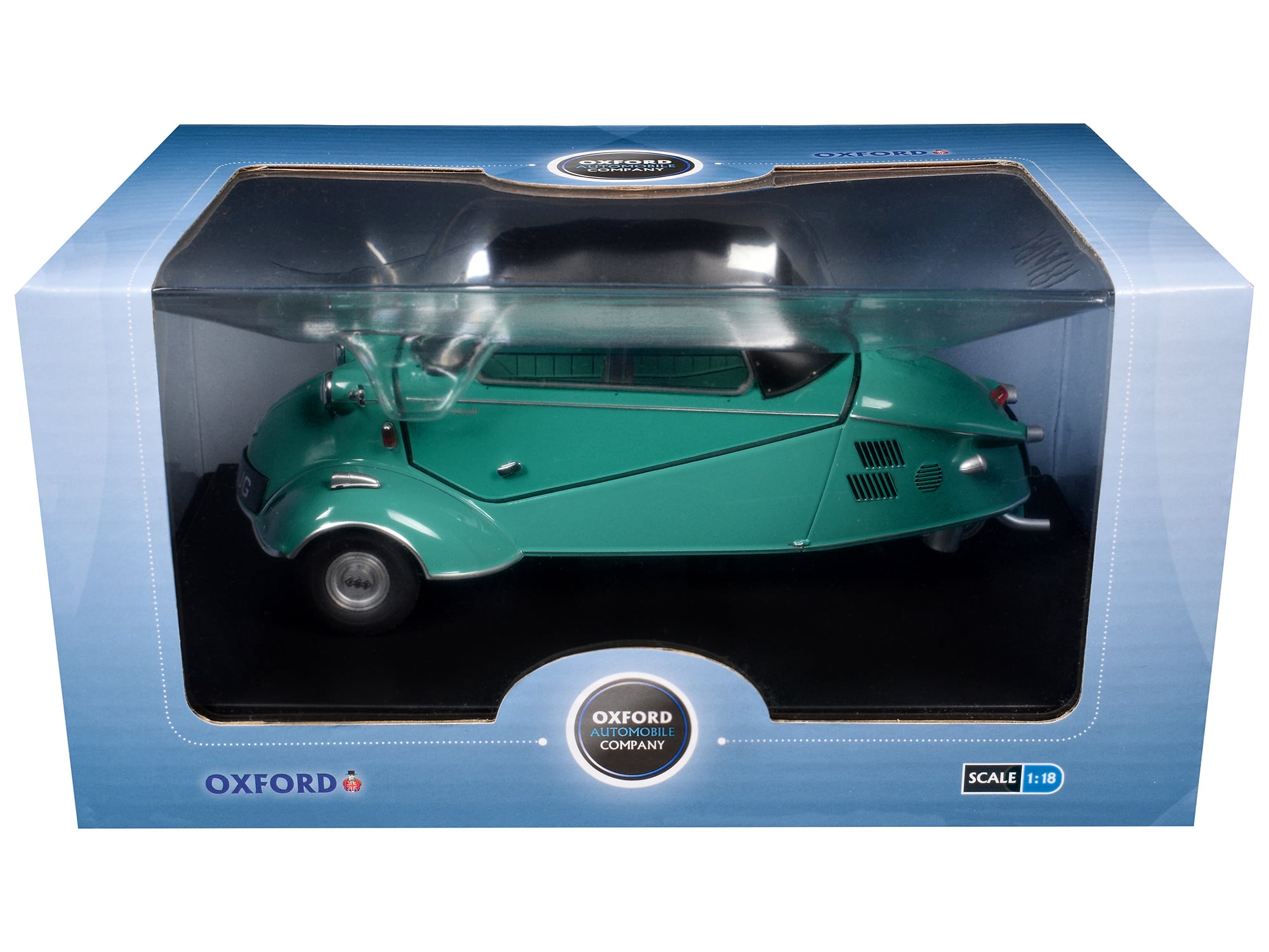 Messerschmitt KR200 Bubble Car Turkish Green with Black Top 1/18 Scale Diecast Model Car by Oxford Diecast price history on PriceWatchPro