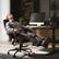 Alt View 8. Vinsetto - Vibrating Massage Office Chair High Back Massaging Office Desk Chair with Lumbar Support - Black.