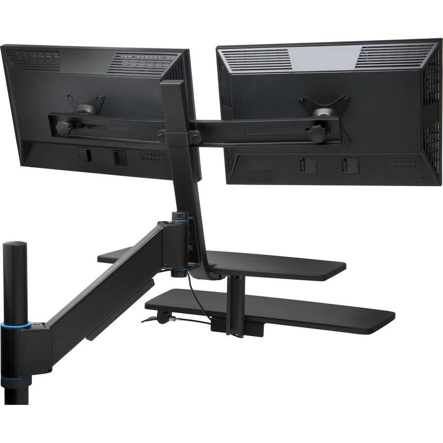 Alt View 1. Kensington - Kensington SmartFit Desk Mount for Monitor, Keyboard - 2 Display(s) Supported - 24" Screen Support - 22.50 lb Load - Unknown.
