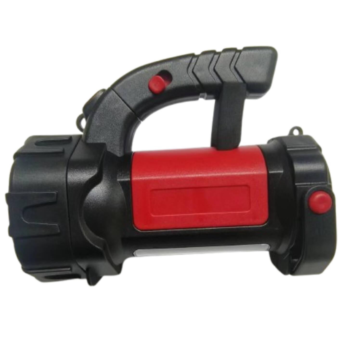 Back. Stock Preferred - Portable Dual-Mode 15 LED Spotlight & 12 LED Lantern - Red Black.