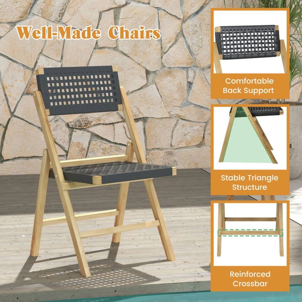 Well-Made Chairs

- Comfortable Back Support
- Stable Triangle Structure
- Reinforced Crossbar