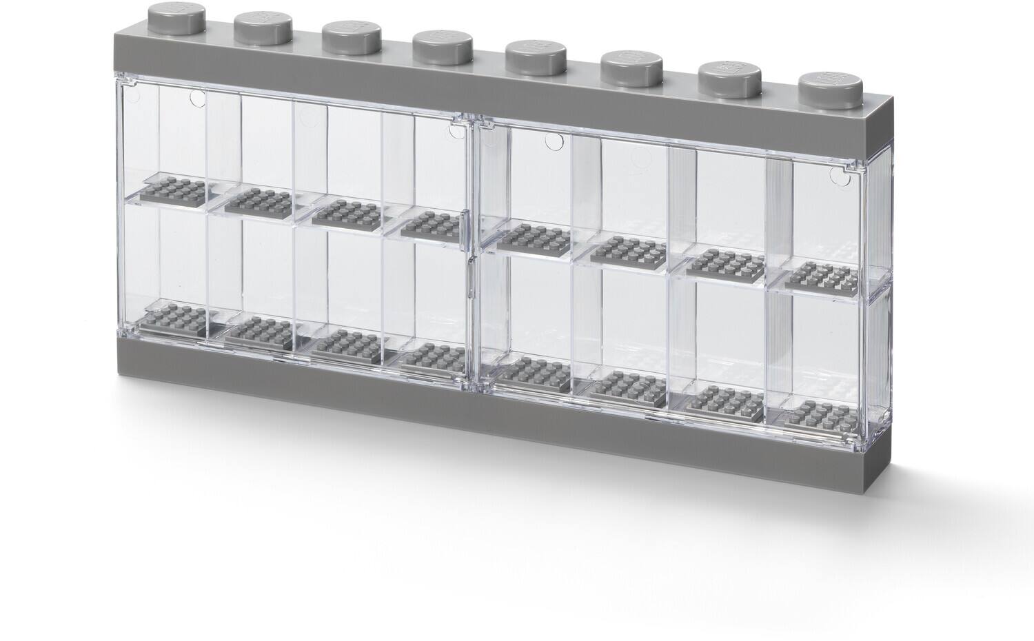 Alt View 1. Room Copenhagen - Room Copenhagen - Storage  Minifigure Display Case 16, in Grey   - Collectibles - Multicolor.