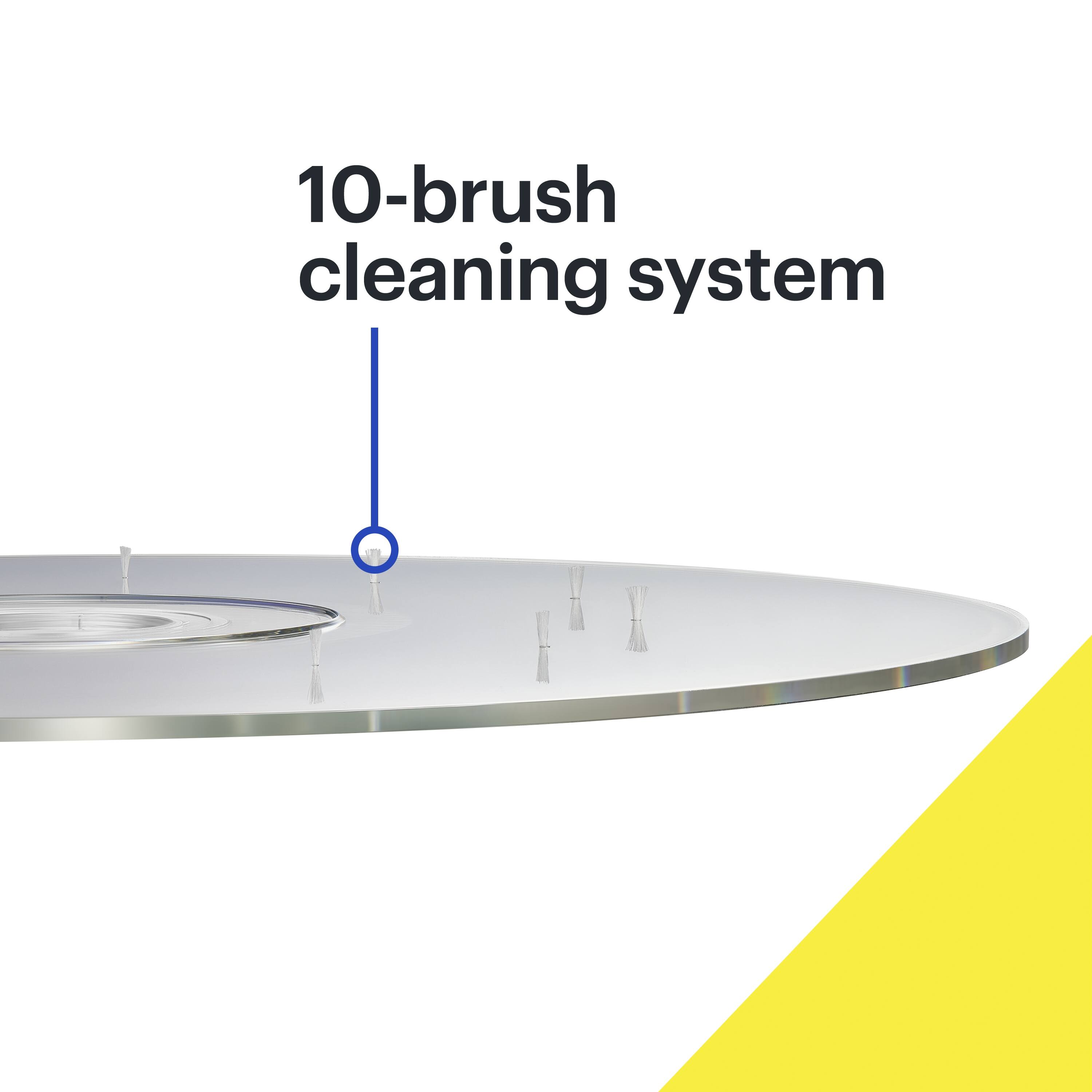 10-brush cleaning system