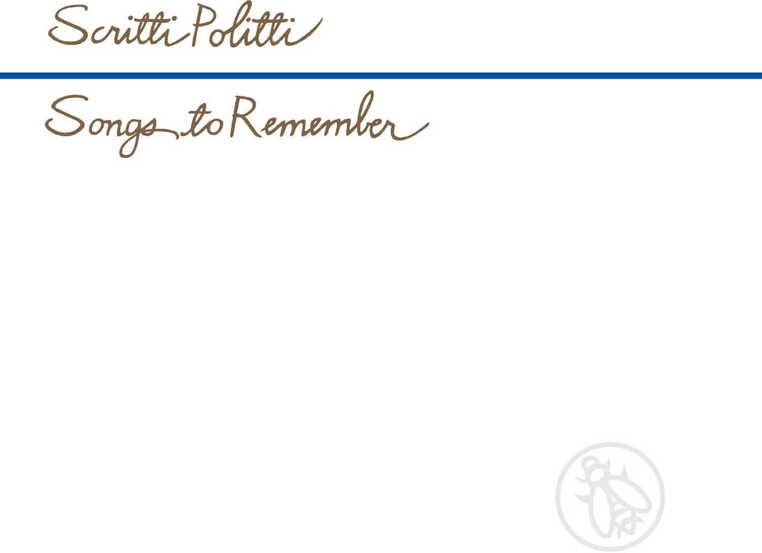 Scritti Politti - Songs to Remember   - VINYL LP price history on PriceWatchPro