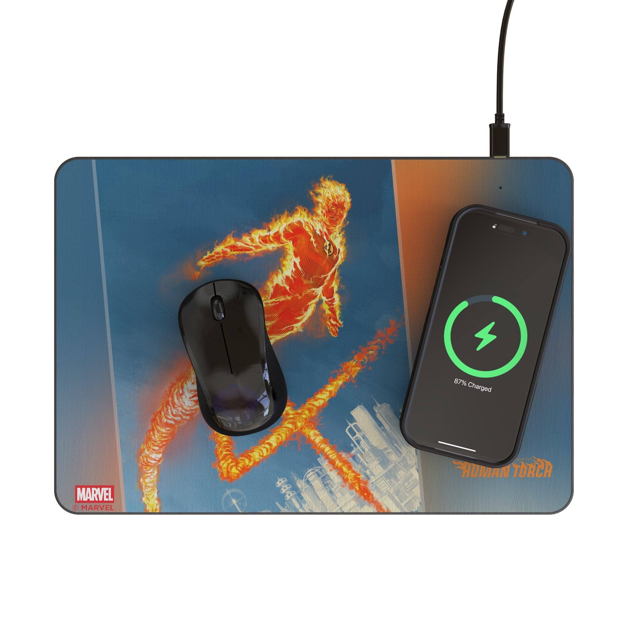 87% Charged  
MARVEL  
HUMAN TORCH