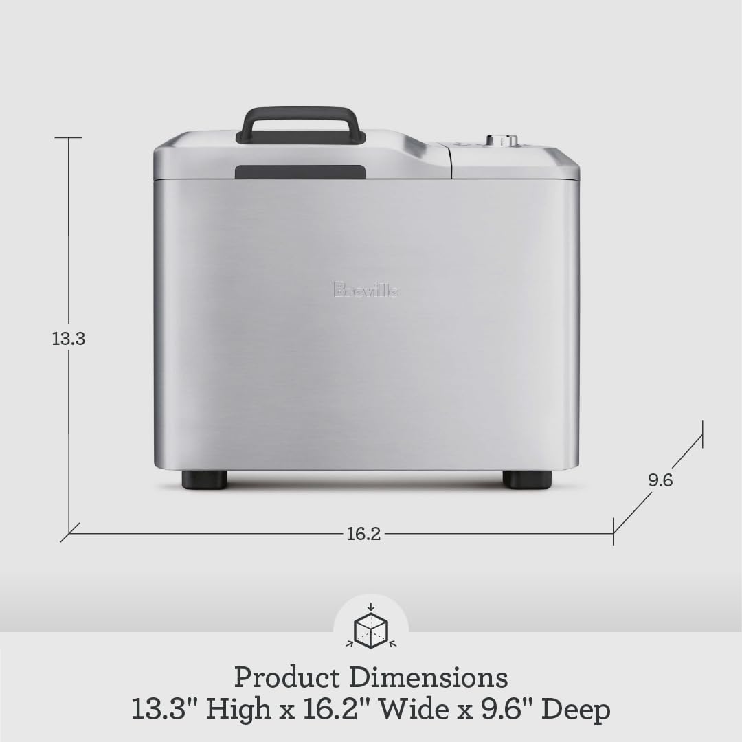 Breville 13.3" High x 16.2" Wide x 9.6" Deep