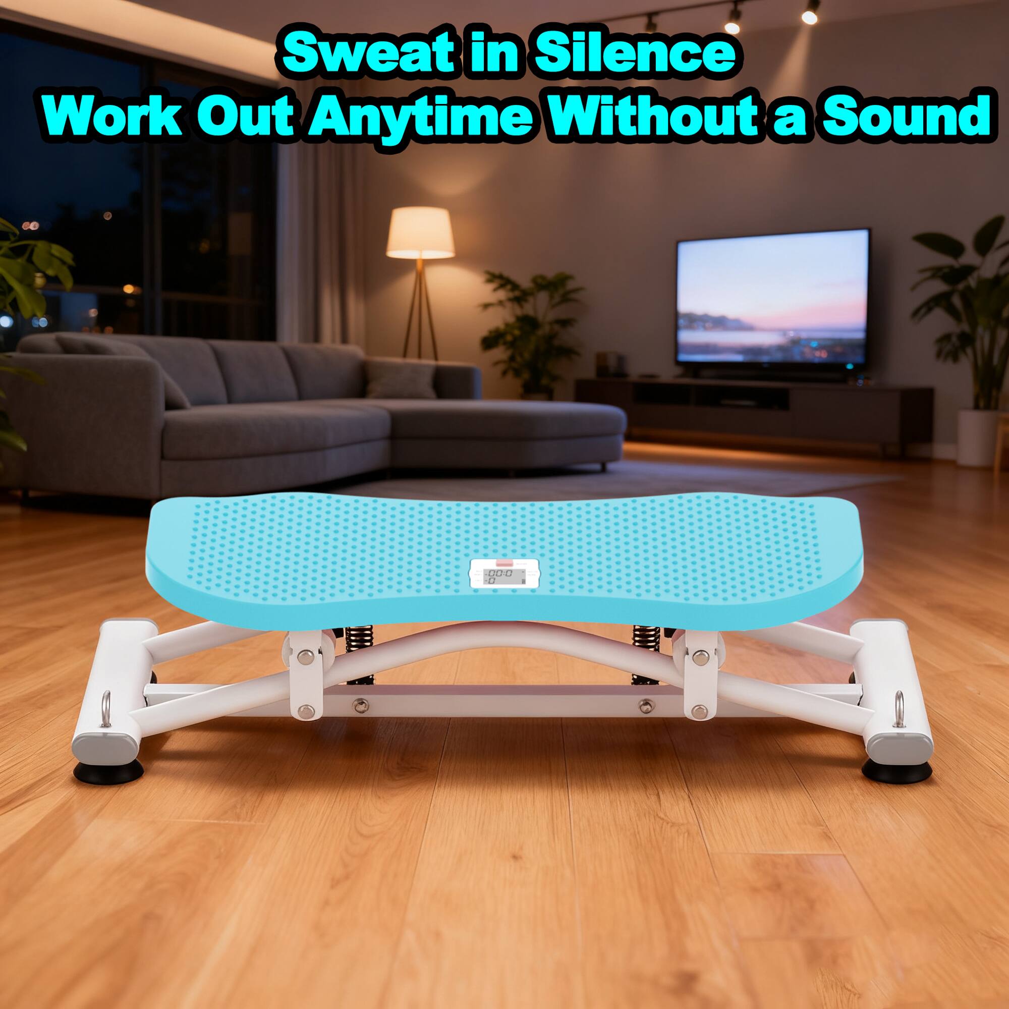 Sweat in Silence  
Work Out Anytime Without a Sound