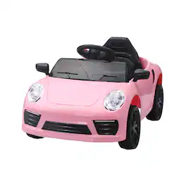 Loheer - 12V Kids Ride On Car with Remote Control Battery Powered Riding Toys for Girls Toddler Electric Car