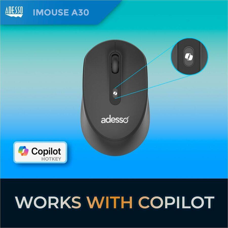 ADESSO  
IMOUSE A30  

WORKS WITH COPilot  

Copilot HOTKEY