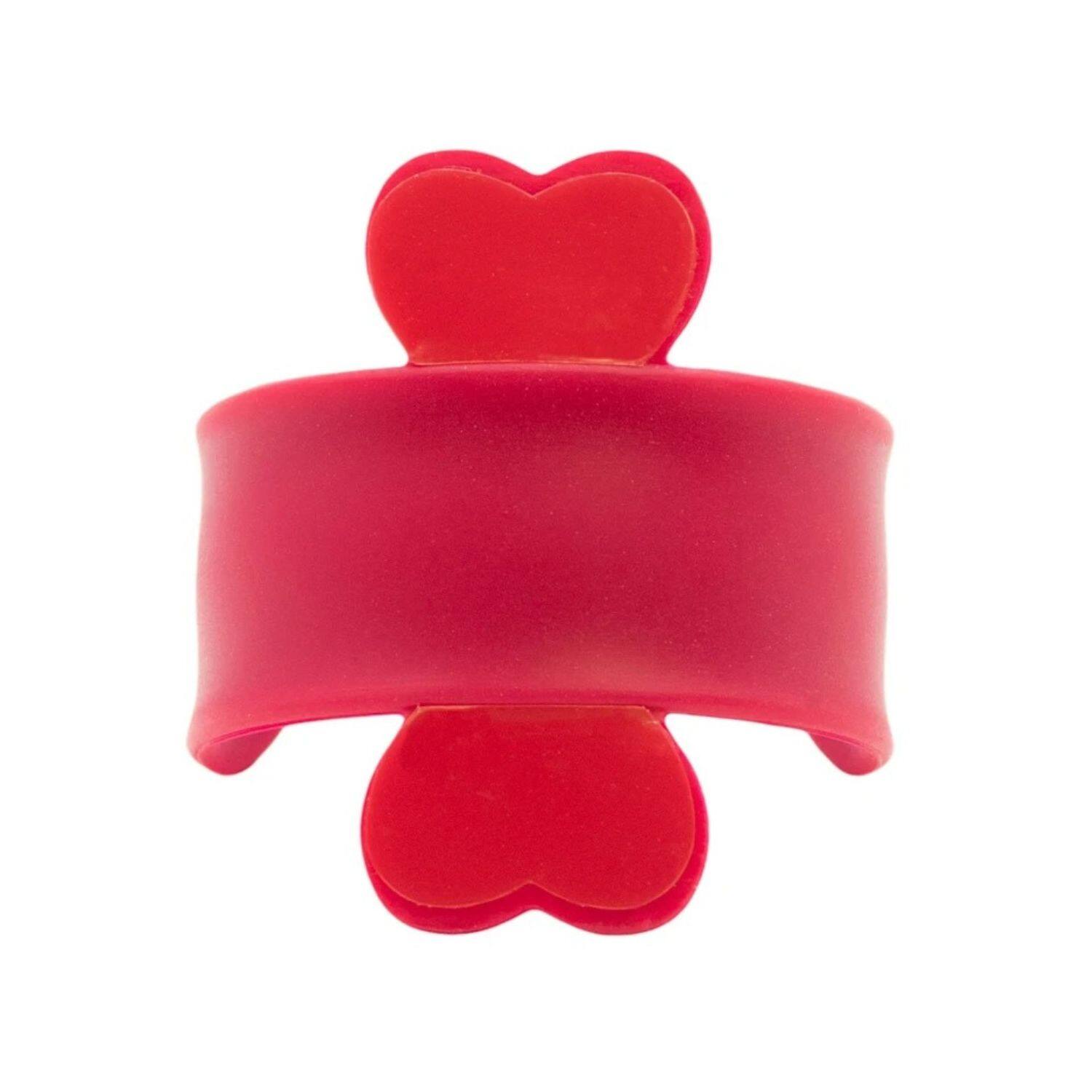 Angle. Stock Preferred - U-Stand Peel-and-Stick Mobile Device Stand & Handle – Red - Red.