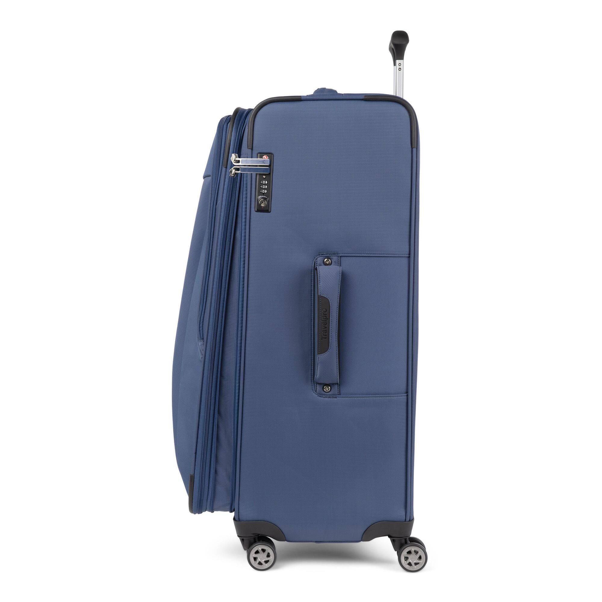 Alt View 5. Travelpro - Walkabout 6 Softside Expandable 2 Piece (20"/29") Spinner Luggage Set - Ocean Blue.